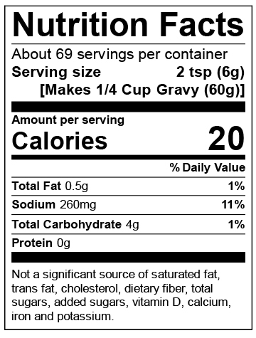 Nutrition Facts