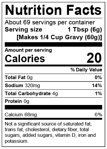 Nutrition Facts