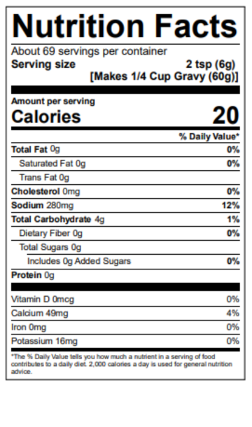 Nutrition Facts