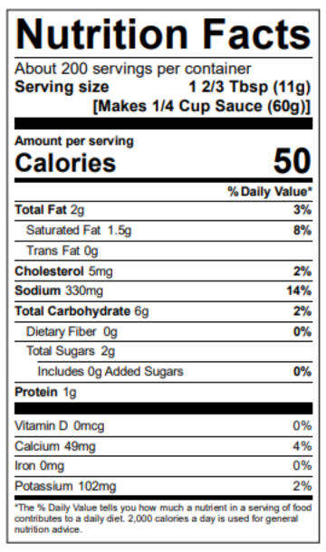 Nutrition Facts