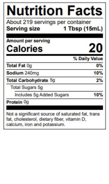 Nutrition Facts