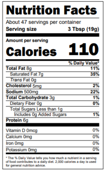 Nutrition Facts