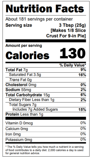 Nutrition Facts