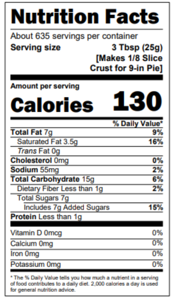 Nutrition Facts