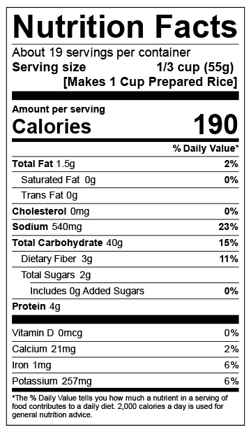 Nutrition Facts