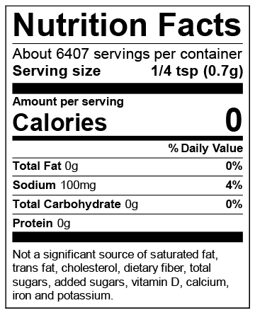 Nutrition Facts