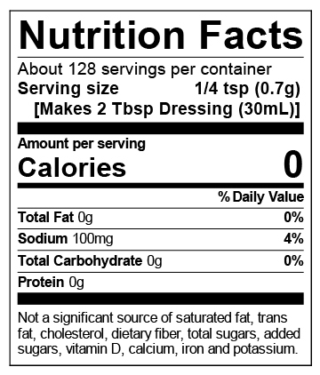 Nutrition Facts