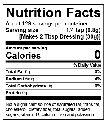 Nutrition Facts