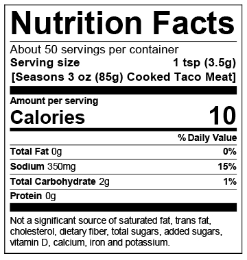 Nutrition Facts