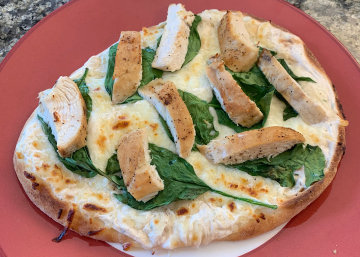 Chicken Alfredo Flatbread