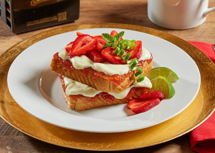 Strawberry Key Lime French Toast